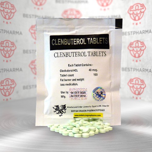 Clenbuterol / 100tab 40mcg - British Dragon (б)